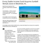 Envoy announces its fifth acquisition, Sunbelt Rentals, for its new Net Lease Fund.